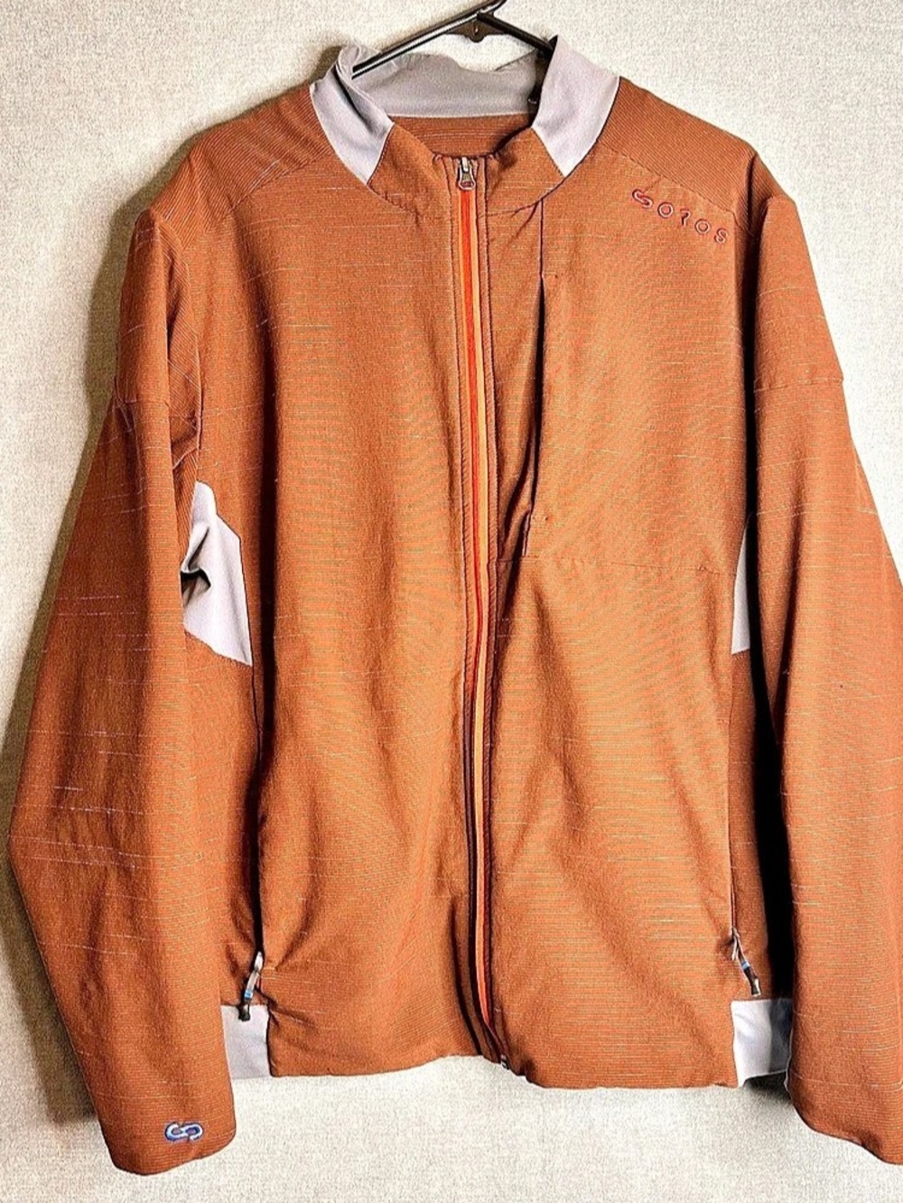 OROS Solarcore Discovery Hybrid Jacket Mens XL Brown Full Zip Foam Rubber READ